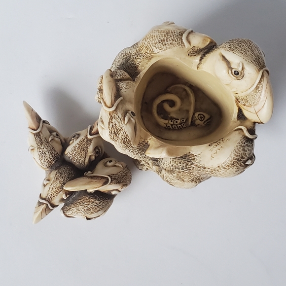 Harmony Kingdom Puffin Trinket Box Figurine In Fine Feather Made In England - Picture 8 of 13